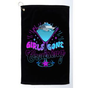 Cute Girl Gone Cruising Girl Trip Platinum Collection Golf Towel