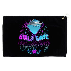 Cute Girl Gone Cruising Girl Trip Grommeted Golf Towel