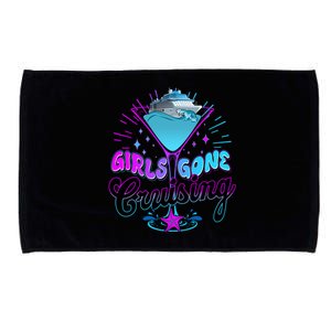 Cute Girl Gone Cruising Girl Trip Microfiber Hand Towel