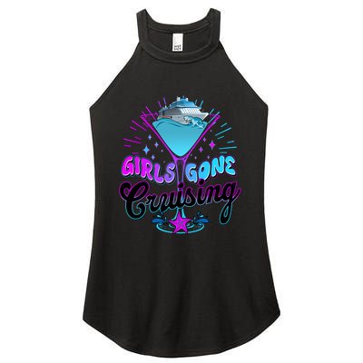 Cute Girl Gone Cruising Girl Trip Women's Perfect Tri Rocker Tank