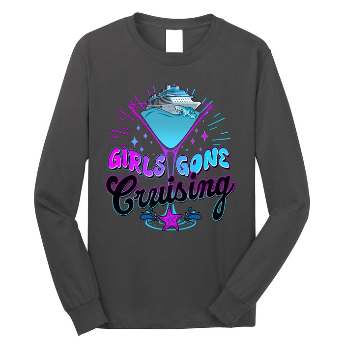 Cute Girl Gone Cruising Girl Trip Long Sleeve Shirt