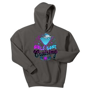 Cute Girl Gone Cruising Girl Trip Kids Hoodie