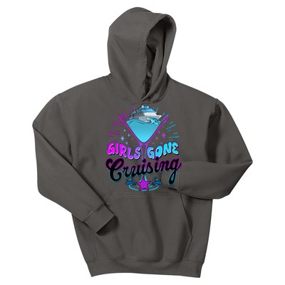 Cute Girl Gone Cruising Girl Trip Kids Hoodie