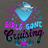 Cute Girl Gone Cruising Girl Trip Cotton Canvas Backpack