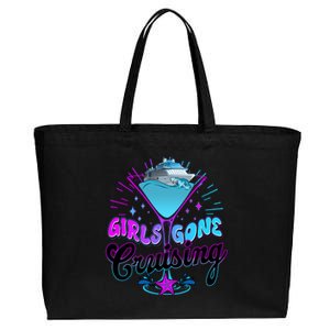 Cute Girl Gone Cruising Girl Trip Cotton Canvas Jumbo Tote