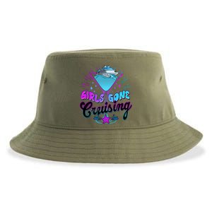 Cute Girl Gone Cruising Girl Trip Sustainable Bucket Hat