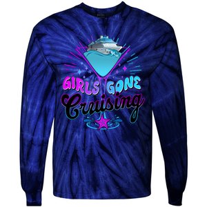 Cute Girl Gone Cruising Girl Trip Tie-Dye Long Sleeve Shirt