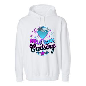 Cute Girl Gone Cruising Girl Trip Garment-Dyed Fleece Hoodie