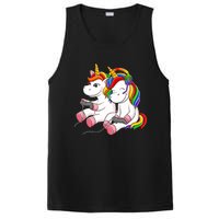 Couple Gaymer Gay Gmaer Unicorn Lgbt Rainbow Flag Pride PosiCharge Competitor Tank