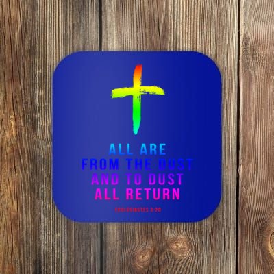 Christian Group Gift All Are From Dust Holy Week Bible Verse Gift Coaster