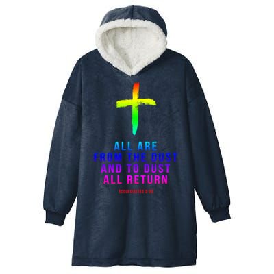 Christian Group Gift All Are From Dust Holy Week Bible Verse Gift Hooded Wearable Blanket