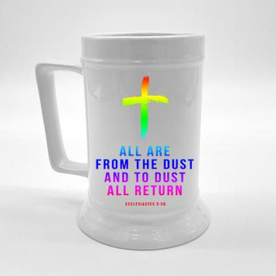 Christian Group Gift All Are From Dust Holy Week Bible Verse Gift Beer Stein