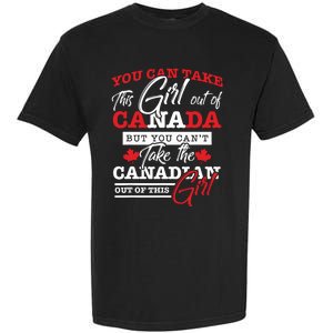 Canadian Girl Gifts Maple Leaf Canada Garment-Dyed Heavyweight T-Shirt