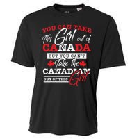 Canadian Girl Gifts Maple Leaf Canada Cooling Performance Crew T-Shirt