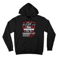 Canadian Girl Gifts Maple Leaf Canada Hoodie