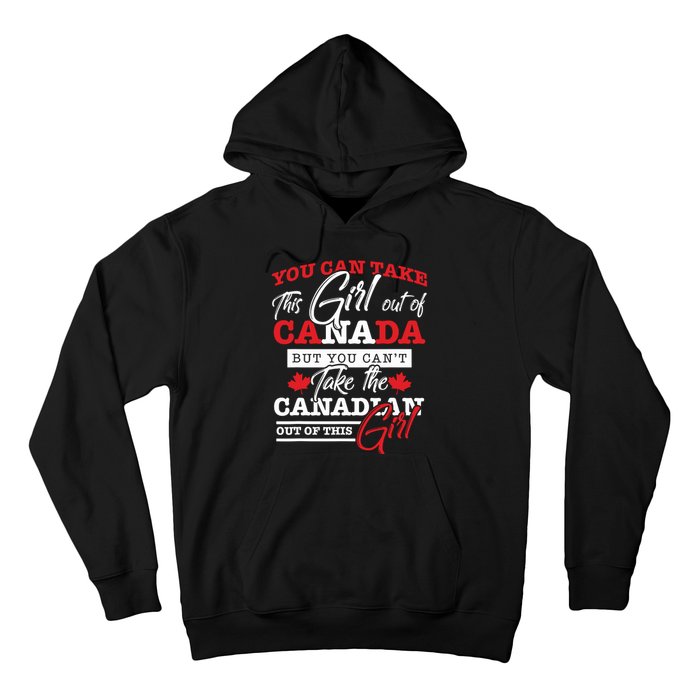 Canadian Girl Gifts Maple Leaf Canada Hoodie