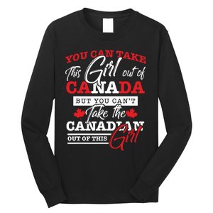 Canadian Girl Gifts Maple Leaf Canada Long Sleeve Shirt