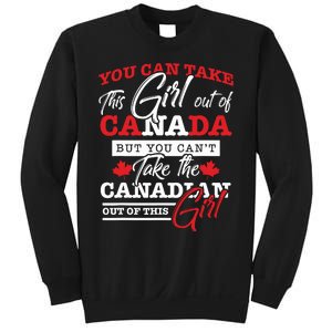 Canadian Girl Gifts Maple Leaf Canada Sweatshirt