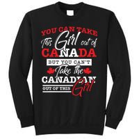 Canadian Girl Gifts Maple Leaf Canada Sweatshirt