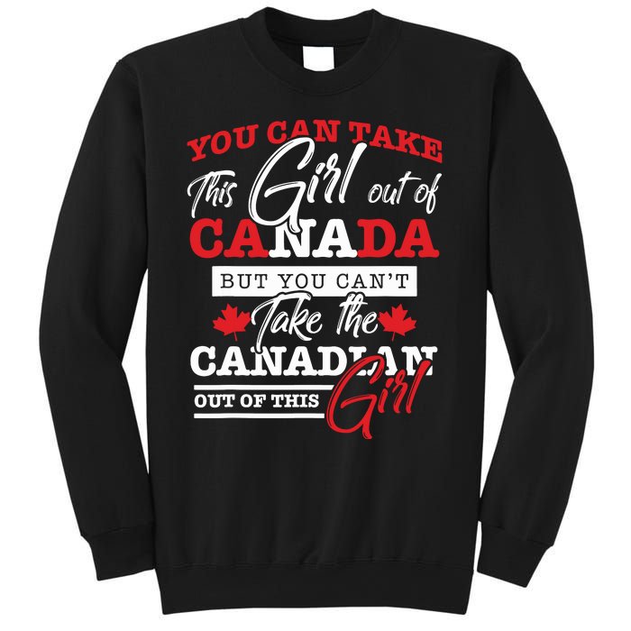 Canadian Girl Gifts Maple Leaf Canada Sweatshirt