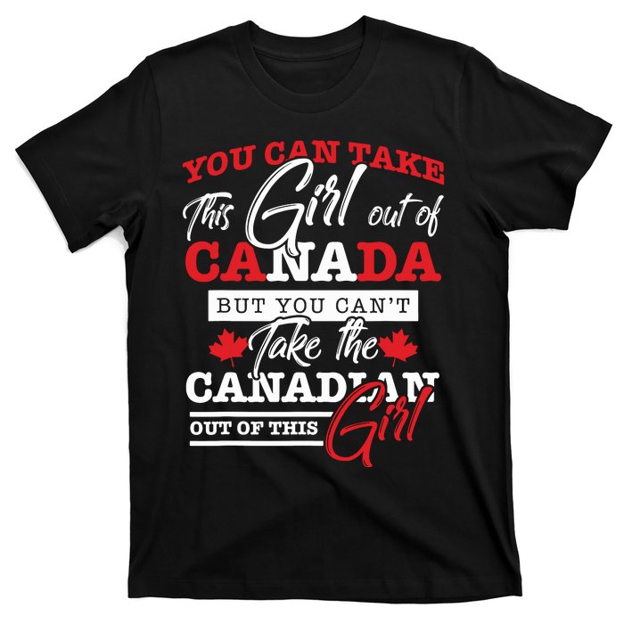 Canadian Girl Gifts Maple Leaf Canada T-Shirt