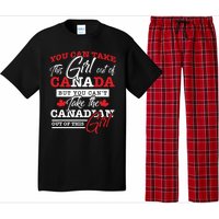 Canadian Girl Gifts Maple Leaf Canada Pajama Set