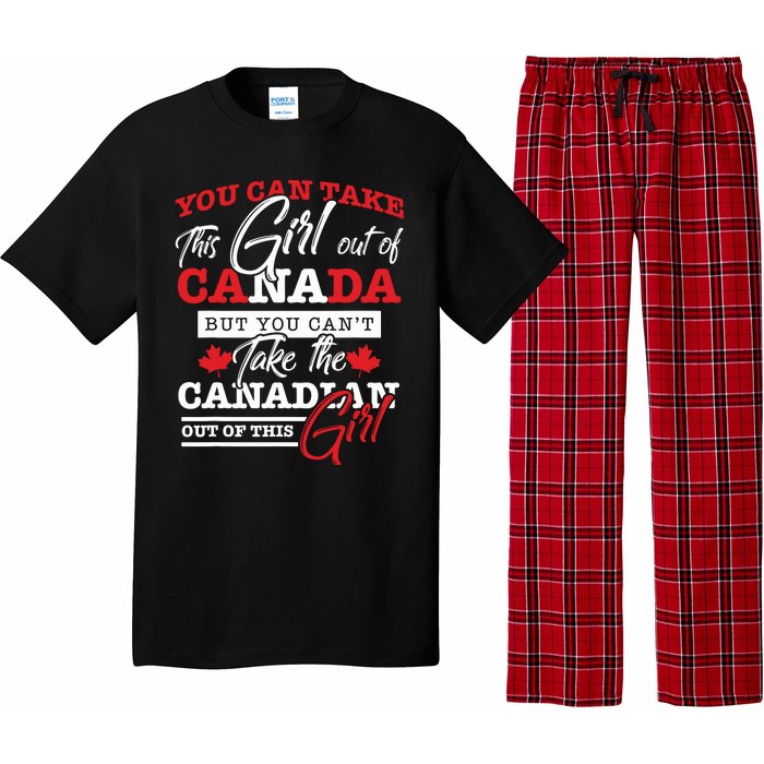 Canadian Girl Gifts Maple Leaf Canada Pajama Set