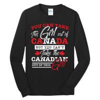 Canadian Girl Gifts Maple Leaf Canada Tall Long Sleeve T-Shirt