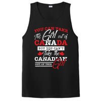 Canadian Girl Gifts Maple Leaf Canada PosiCharge Competitor Tank