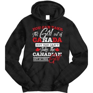 Canadian Girl Gifts Maple Leaf Canada Tie Dye Hoodie