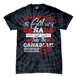 Canadian Girl Gifts Maple Leaf Canada Tie-Dye T-Shirt