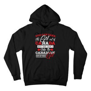 Canadian Girl Gifts Maple Leaf Canada Tall Hoodie