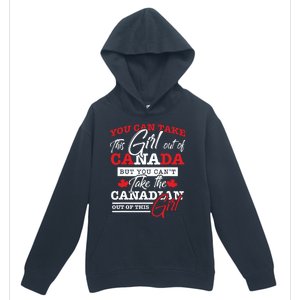 Canadian Girl Gifts Maple Leaf Canada Urban Pullover Hoodie