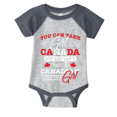 Canadian Girl Gifts Maple Leaf Canada Infant Baby Jersey Bodysuit