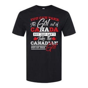 Canadian Girl Gifts Maple Leaf Canada Softstyle CVC T-Shirt