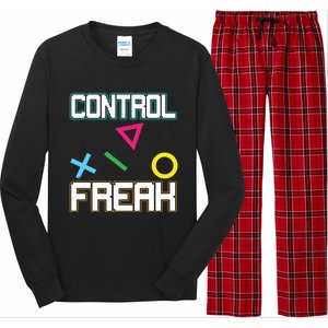 Control Game Gamer Freak Gaming Gift Long Sleeve Pajama Set