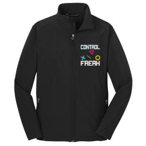 Control Game Gamer Freak Gaming Gift Core Soft Shell Jacket