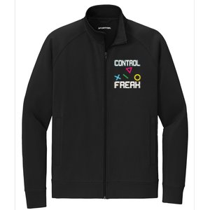 Control Game Gamer Freak Gaming Gift Stretch Full-Zip Cadet Jacket