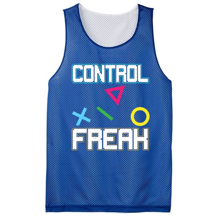 Control Game Gamer Freak Gaming Gift Mesh Reversible Basketball Jersey Tank