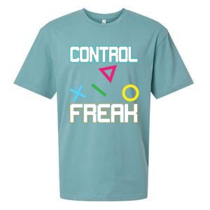 Control Game Gamer Freak Gaming Gift Sueded Cloud Jersey T-Shirt