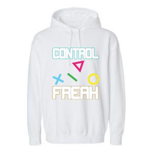 Control Game Gamer Freak Gaming Gift Garment-Dyed Fleece Hoodie