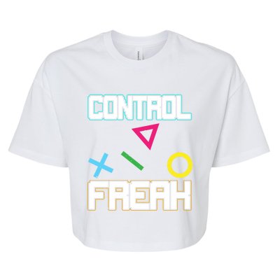 Control Game Gamer Freak Gaming Gift Bella+Canvas Jersey Crop Tee