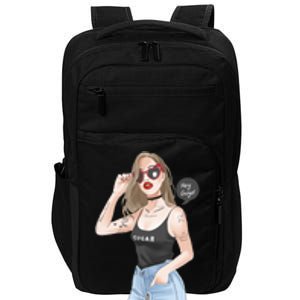 Cool Girl Girl In Sunglasses Impact Tech Backpack