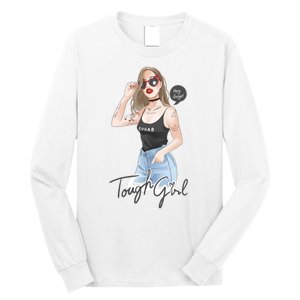 Cool Girl Girl In Sunglasses Long Sleeve Shirt