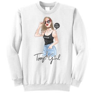 Cool Girl Girl In Sunglasses Sweatshirt