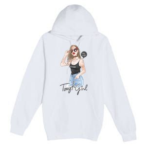 Cool Girl Girl In Sunglasses Premium Pullover Hoodie