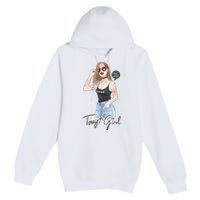 Cool Girl Girl In Sunglasses Premium Pullover Hoodie