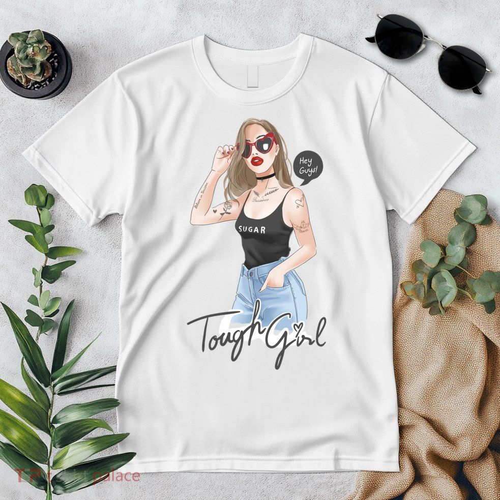 Cool Girl Girl In Sunglasses Premium T-Shirt
