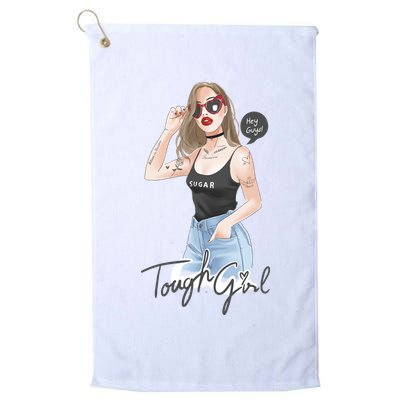 Cool Girl Girl In Sunglasses Golf Towel