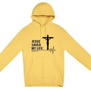 Christian Group Gift Jesus Saved My Life Holy Week Bible Gift Premium Pullover Hoodie